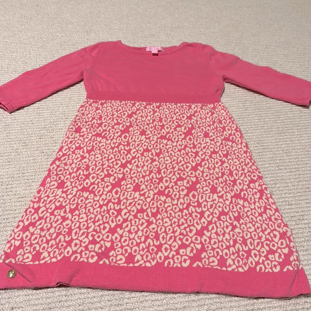 Lilly Pulitzer girls sweater dress . Size L (8-10)